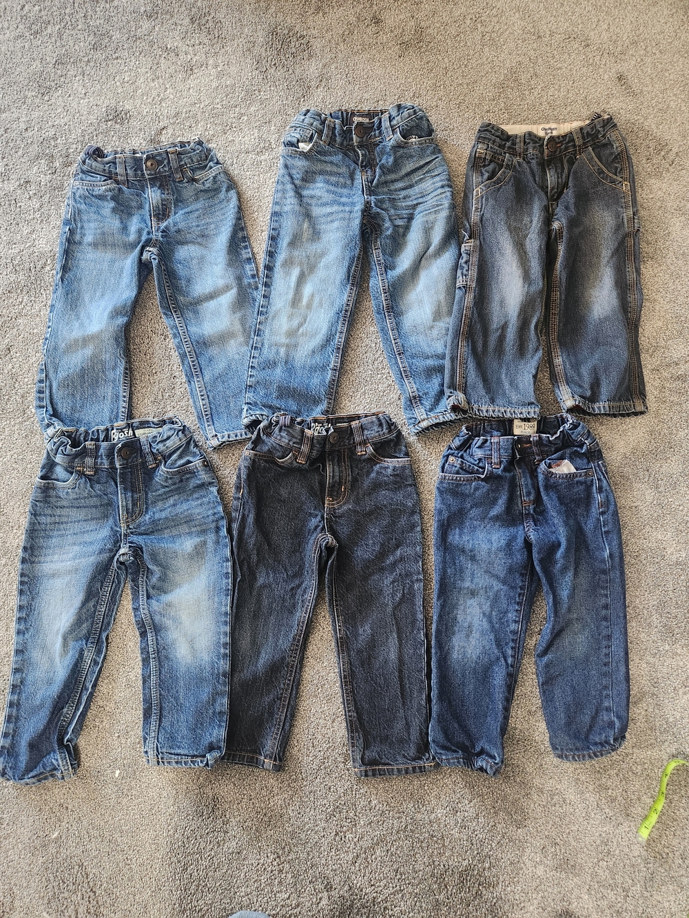 Oshkosh - Classic Kids Mixed Blue Denim Jeans Set